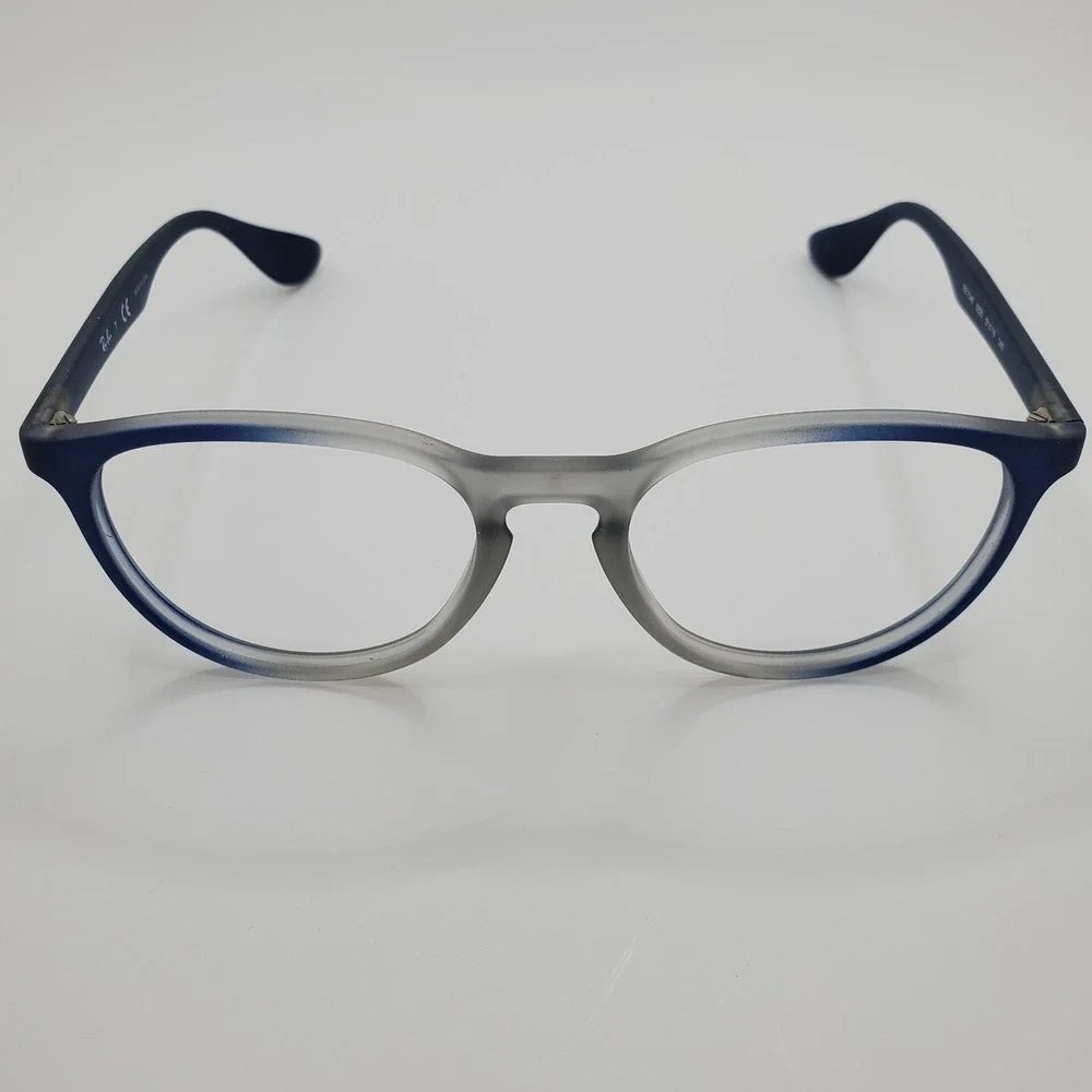 Ray-Ban RB7046 5820 Women Eyeglasses Frame Light Gray Blue Full Rim 51-18-140 mm